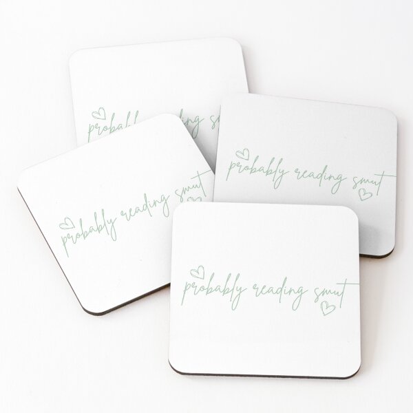 Item preview, Probably Reading Smut Hearts Green designed and sold by Mollysb428.