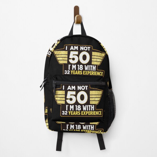 Item preview, 50th Birthday Gift - I am not 50 i'm 18 with 32 years experience designed and sold by Bukhisz.