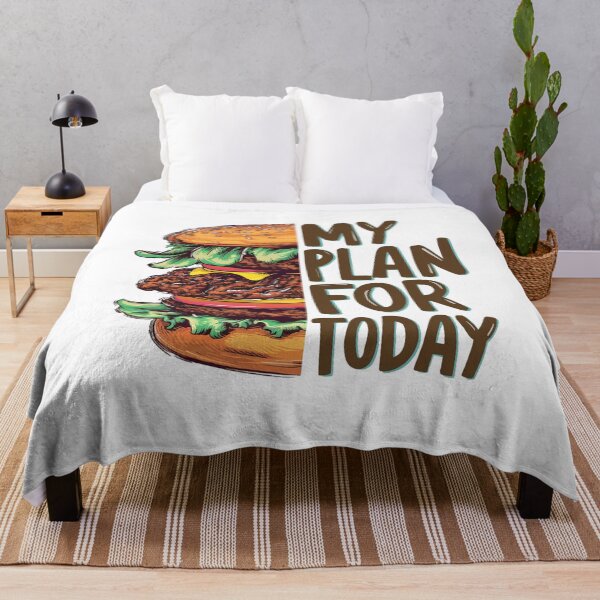 Item preview, My Plan For Today Burger Lover designed and sold by Moad Fahim.
