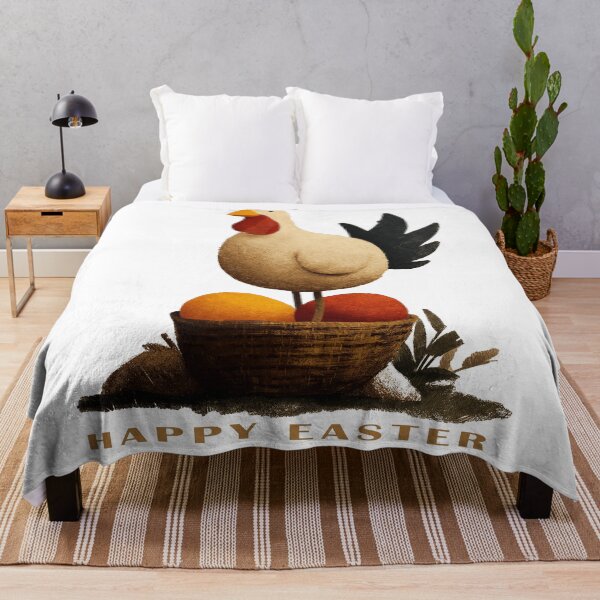 Item preview, Happy Easter. A happy hen lays tasty eggs designed and sold by JanChryzostom.