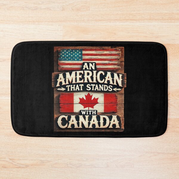 Item preview, "An American That Stands with Canada – Rustic Unity" designed and sold by MySheetMusicArt.