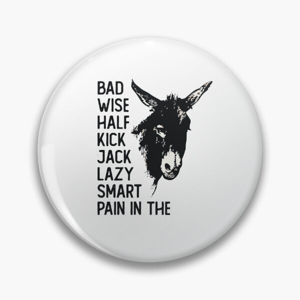 Item preview, Funny Bad Ass Donkey, Donkey, Bad Ass Donkey, Donkey, Bad Donkey, Funny Dad, Adult Humor, Funny Gift designed and sold by DesignDenDo ⭐⭐⭐⭐⭐.