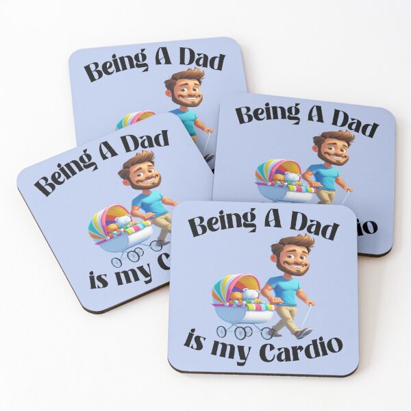 Item preview, Being a Dad Is My Cardio 4 designed and sold by DigitalandPhoto.