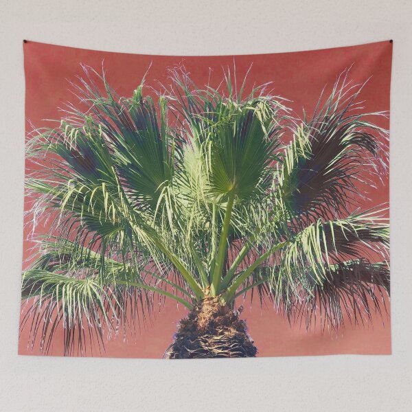 Item preview, Palm Tree Artistic Photo In Orange Mango Sky designed and sold by DEC02.