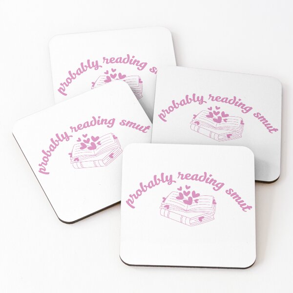 Item preview, Probably Reading Smut Hearts & Books Pink designed and sold by Mollysb428.