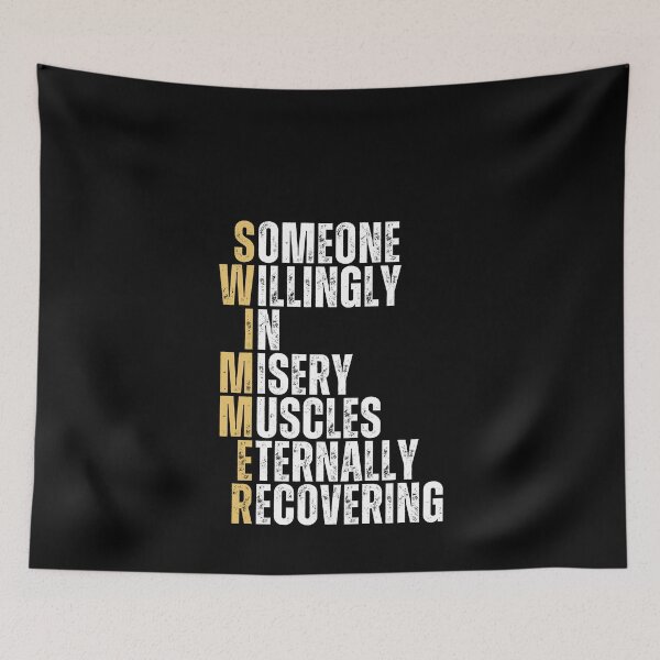 Item preview, Funny Swimmer Sarcastic Swimming Ironic Swim designed and sold by StrideSuccess.