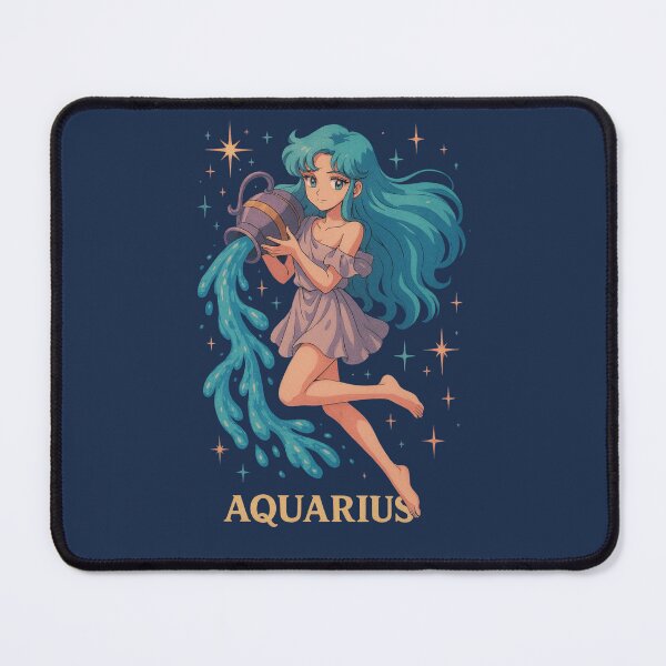 Item preview, Acquarius Sign Anime 80s style designed and sold by Mistic-Fox.