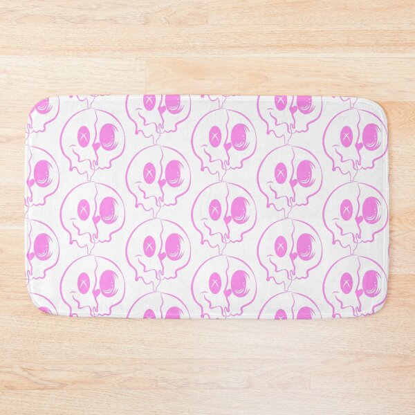 Item preview, Drippy Kawaii Skull – Pink Minimalist Line Art designed and sold by IHPdesign.