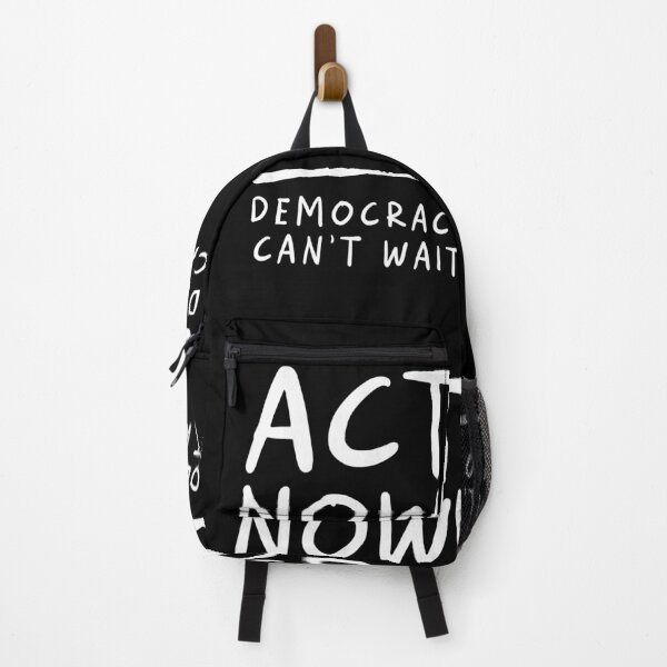 Item preview, Act Now! Democracy Can't Wait [wht] designed and sold by themprint.