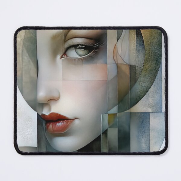 Item preview, Glimmering Facets: A Portrait in Geometric Light designed and sold by bloorose.
