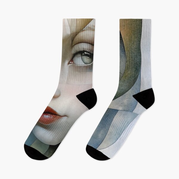 Item preview, Glimmering Facets: A Portrait in Geometric Light designed and sold by bloorose.
