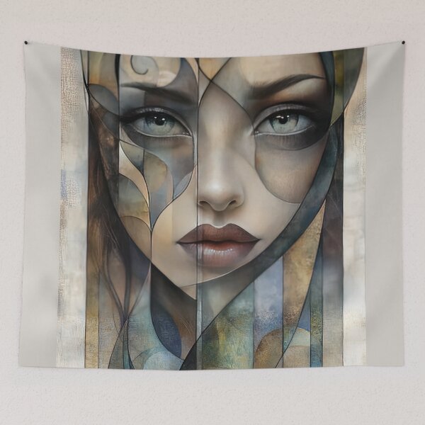 Item preview, Fragmented Gaze: A Portrait in Abstract Reflections designed and sold by bloorose.