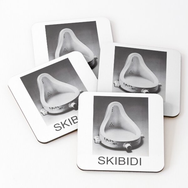 Item preview, SKIBIDI TOILET ART MEME Marcel Duchamp Fountain designed and sold by ArtyMaster.