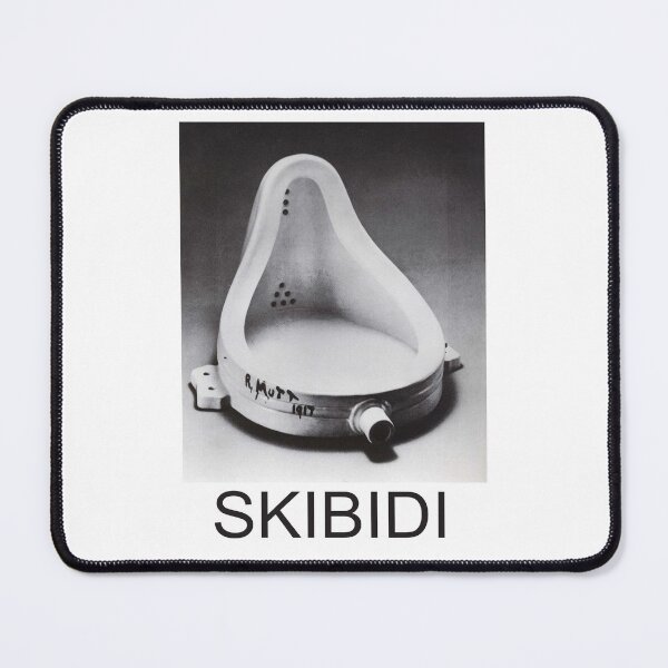 Item preview, SKIBIDI TOILET ART MEME Marcel Duchamp Fountain designed and sold by ArtyMaster.