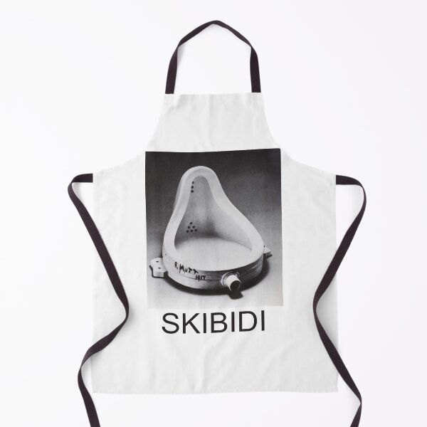 Item preview, SKIBIDI TOILET ART MEME Marcel Duchamp Fountain designed and sold by ArtyMaster.