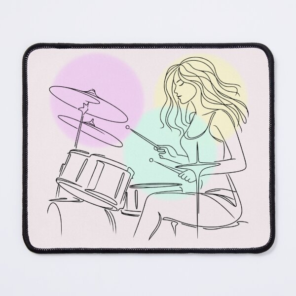 Item preview, Girl on the Drums designed and sold by Nitta Studio.