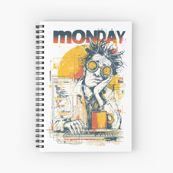 Vista previa del artículo con la obra «Odio los lunes», diseñado y vendido por HistHero.