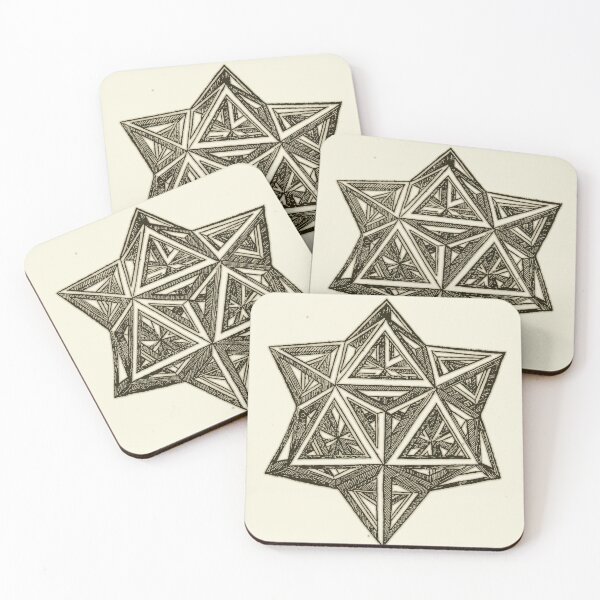 Item preview, Starry Octahedron Antique Engraving designed and sold by FLIP-original.