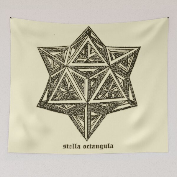 Item preview, Starry Octahedron Antique Engraving designed and sold by FLIP-original.