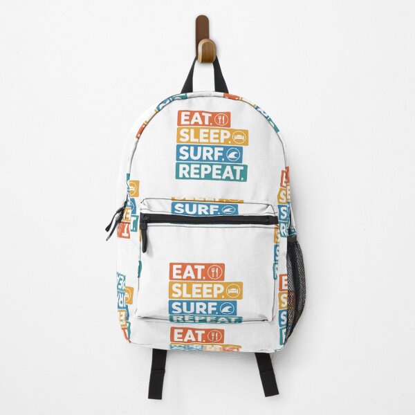 Item preview, 'EAT,' 'SLEEP,' 'SURF,' and 'REPEAT' designed and sold by Gentle40Winks.