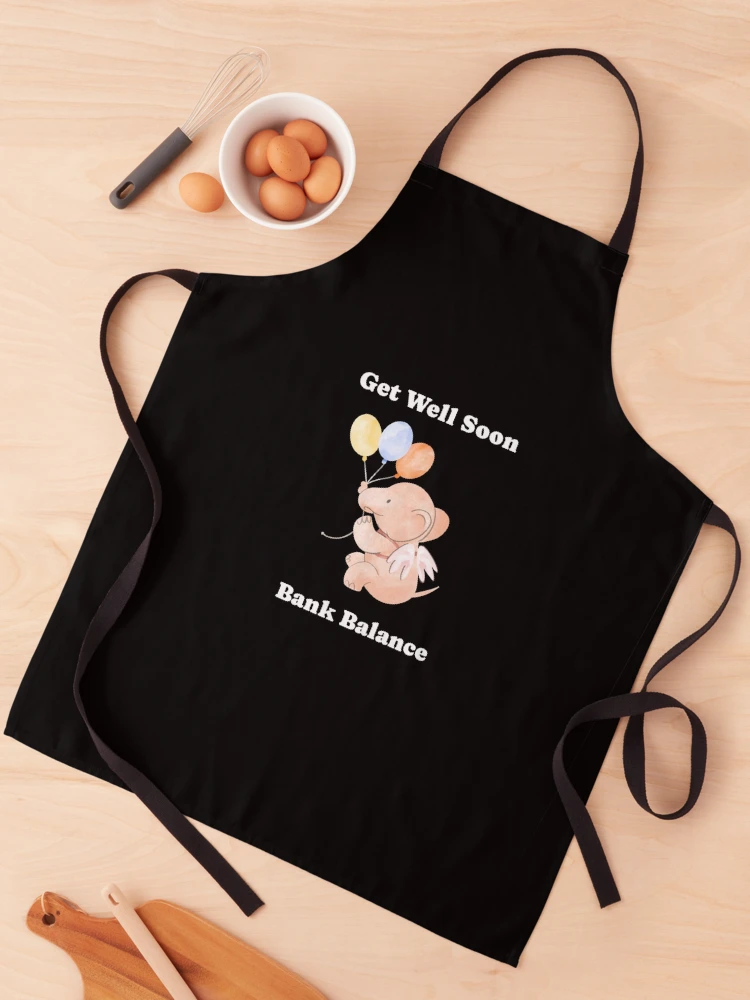 Thumbnail 1 of 6, Apron, Money Humor designed and sold by PandaInkLab.