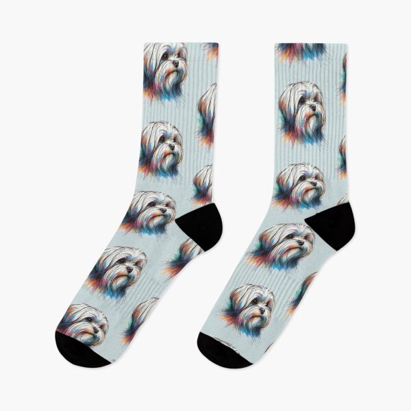 Item preview, Colorful dog. Dog breed. Lowchen. Shih tzu. designed and sold by MagelliShop.