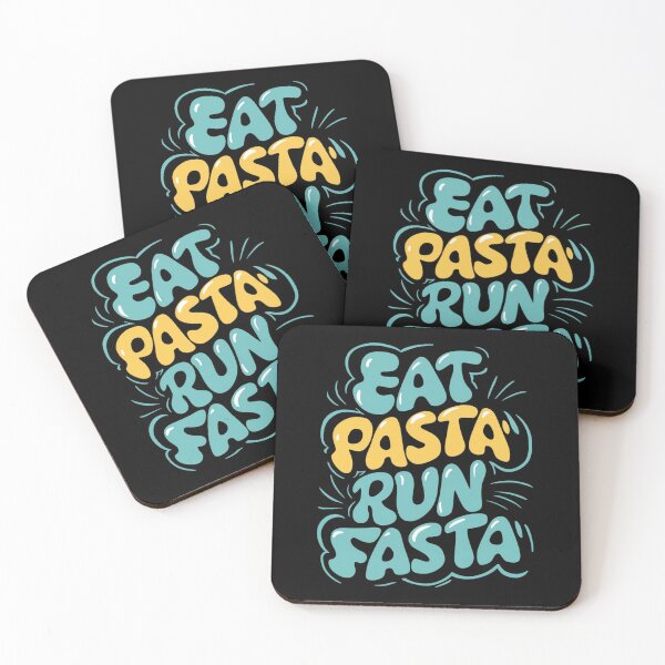 Item preview, Eat Pasta Run Fasta Funny Foodie Fitness  designed and sold by Moad Fahim.