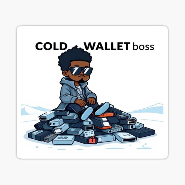Artikel-Vorschau von Cold Wallet Boss, designt und verkauft von bullbeargear.