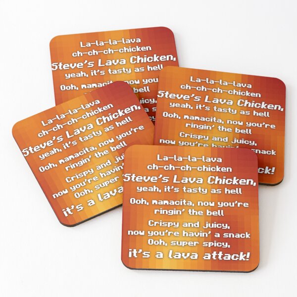 Item preview, Lava Chicken Lyrics – Spicy Pixel Style designed and sold by felixpauli.