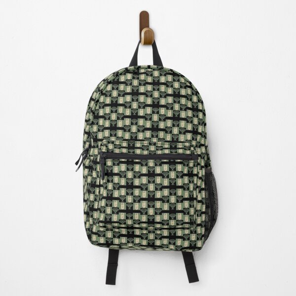Item preview, Retro Tech Pattern – USB & WiFi Grunge Grid designed and sold by Teacher2Nerds.