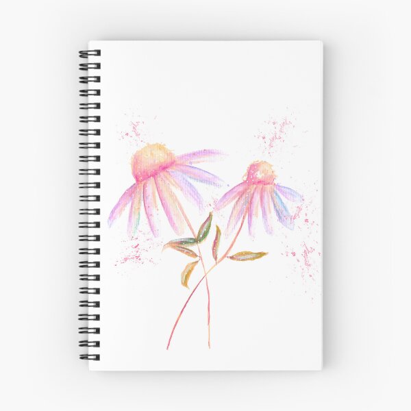 Item preview, Cone Pink Flower Watercolor Illustration designed and sold by Aquarelas de Maria.