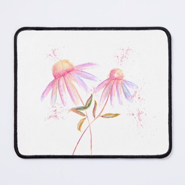 Item preview, Cone Pink Flower Watercolor Illustration designed and sold by Aquarelas de Maria.