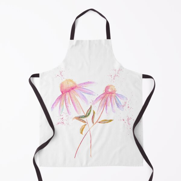 Item preview, Cone Pink Flower Watercolor Illustration designed and sold by Aquarelas de Maria.