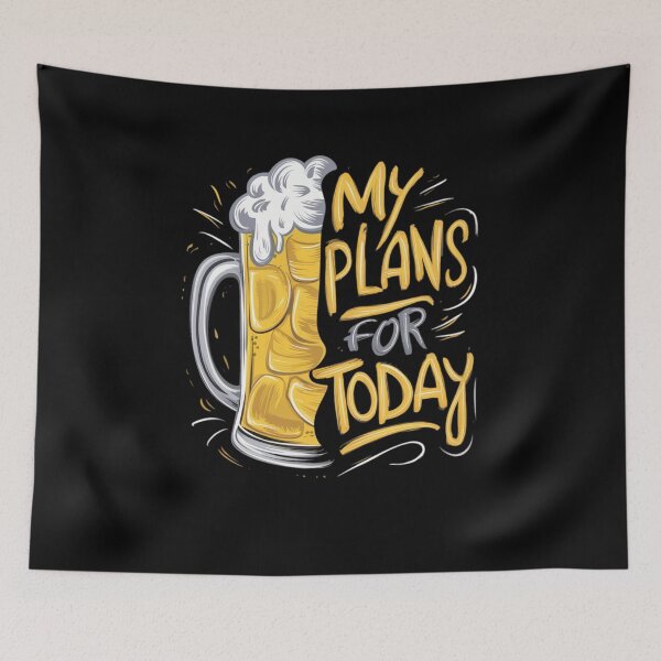 Item preview, My Plans For Today Beer Lover  designed and sold by Moad Fahim.