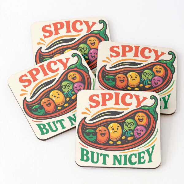 Item preview, Spicy But Nicey – Fun Chili Pod with Emotions Design designed and sold by ShineEyePirate.