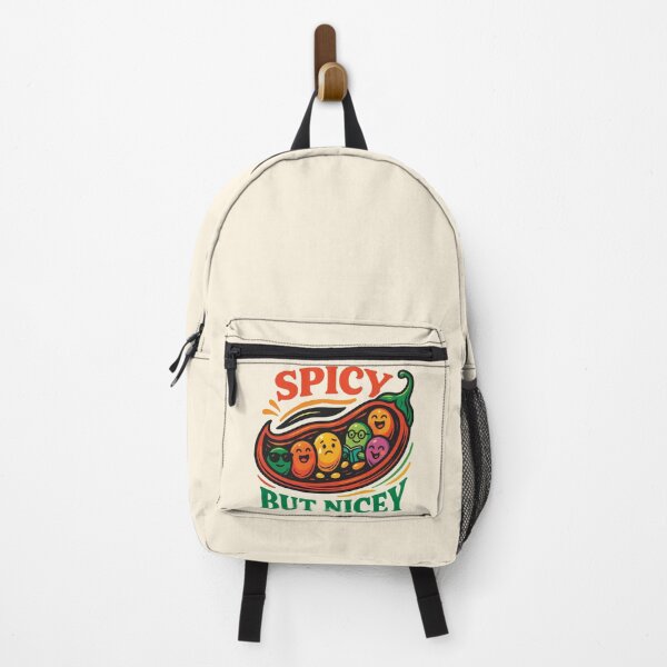 Item preview, Spicy But Nicey – Fun Chili Pod with Emotions Design designed and sold by ShineEyePirate.