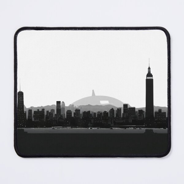 Item preview, City skyline - Arts of shadows in minimal style designed and sold by Dyke Art.