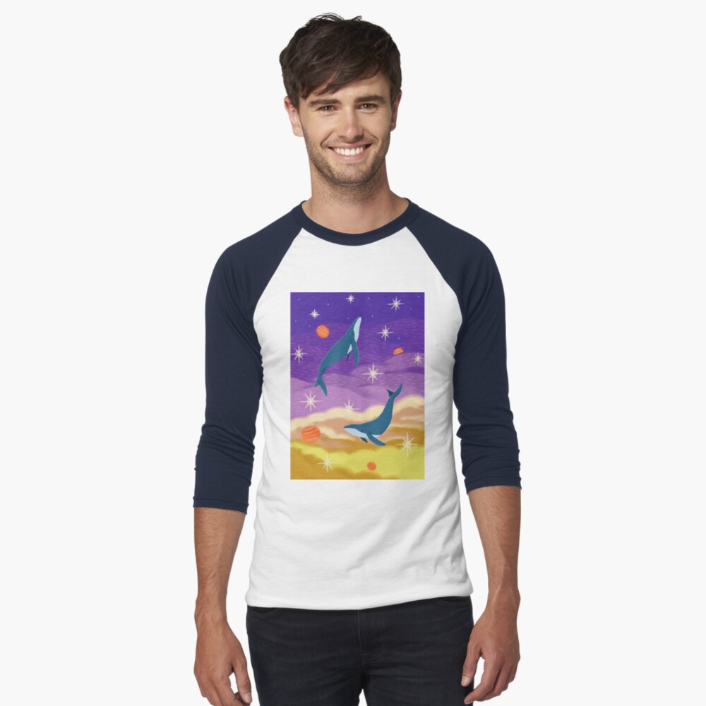Vista previa del artículo con la obra «Camiseta ¾ estilo béisbol», diseñado y vendido por doctahdisco.