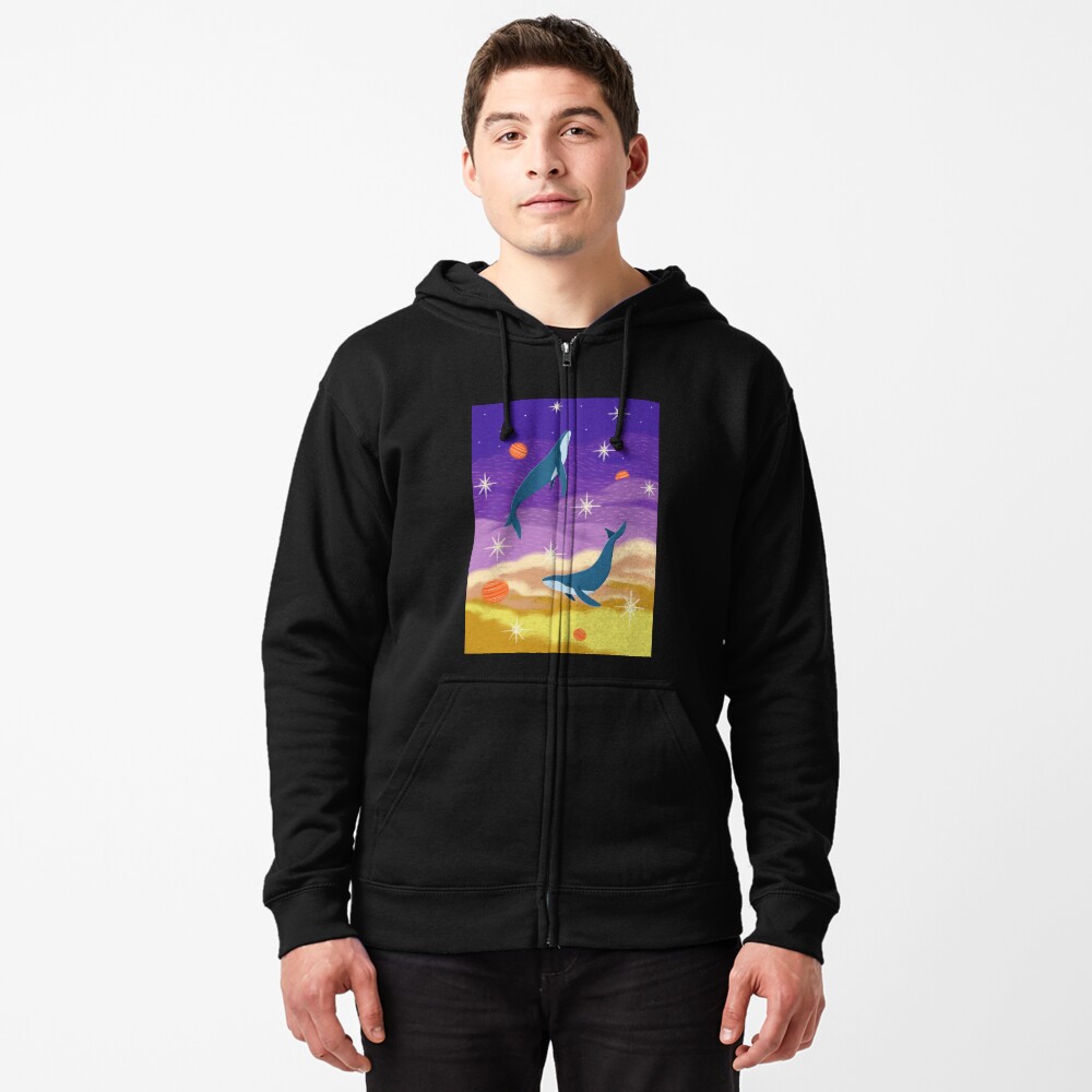 Vista previa del artículo con la obra «Sudadera con capucha y cremallera», diseñado y vendido por doctahdisco.