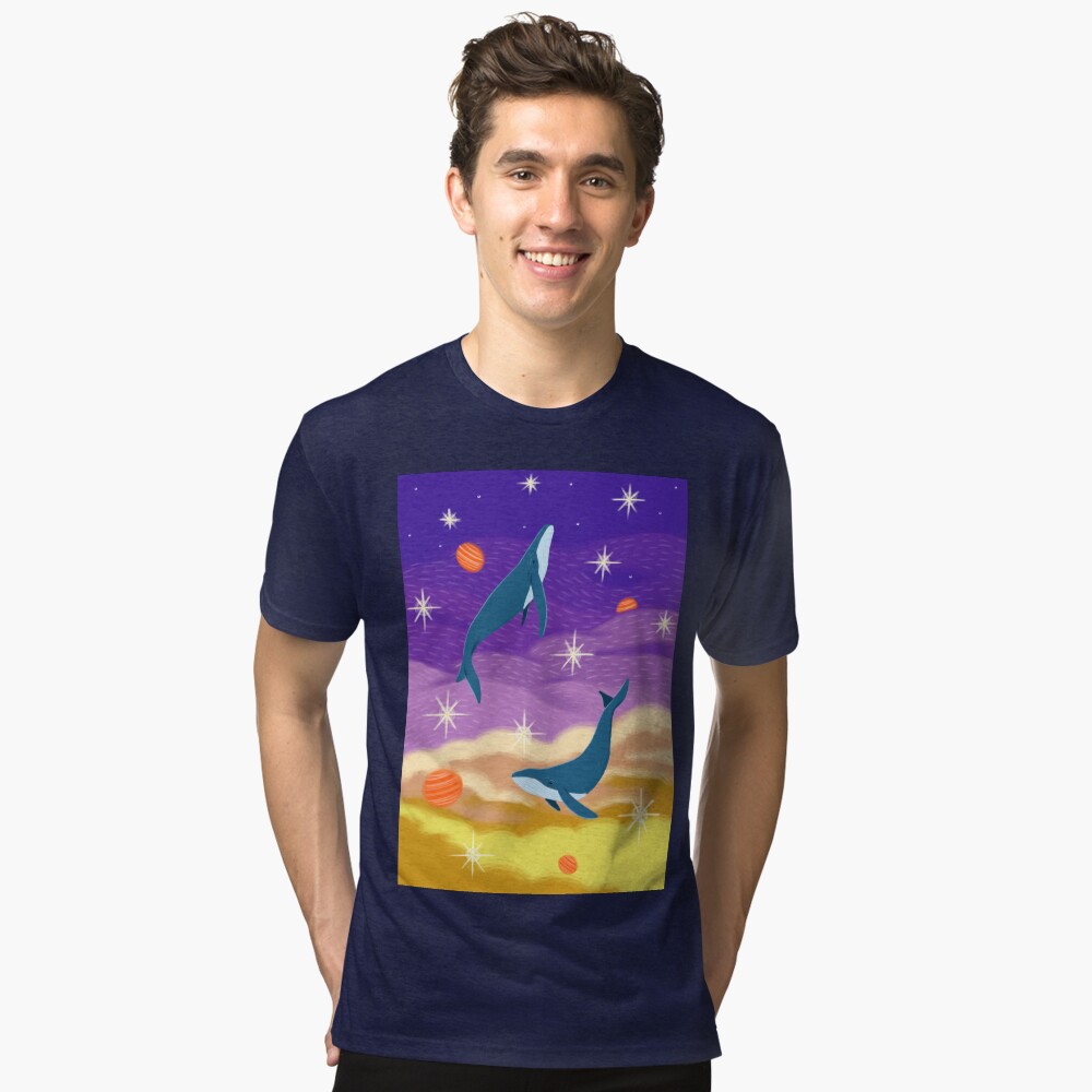 Vista previa del artículo con la obra «Camiseta de tejido mixto», diseñado y vendido por doctahdisco.