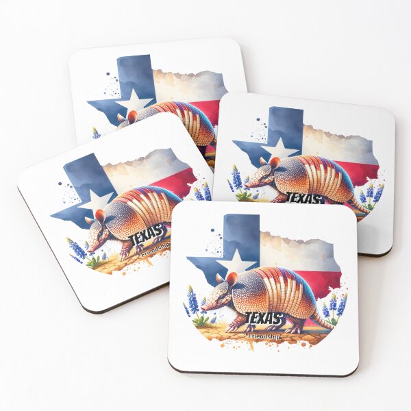 Item preview, Texas — Nine-Banded Armadillo | State Animal Watercolor Art designed and sold by MTeesGA.