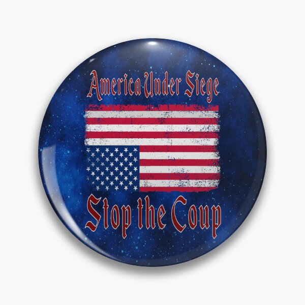 Item preview, Stop the Coup American under Siege Upside Down Flag designed and sold by MysticOzzy.