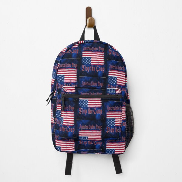 Item preview, Stop the Coup American under Siege Upside Down Flag designed and sold by MysticOzzy.