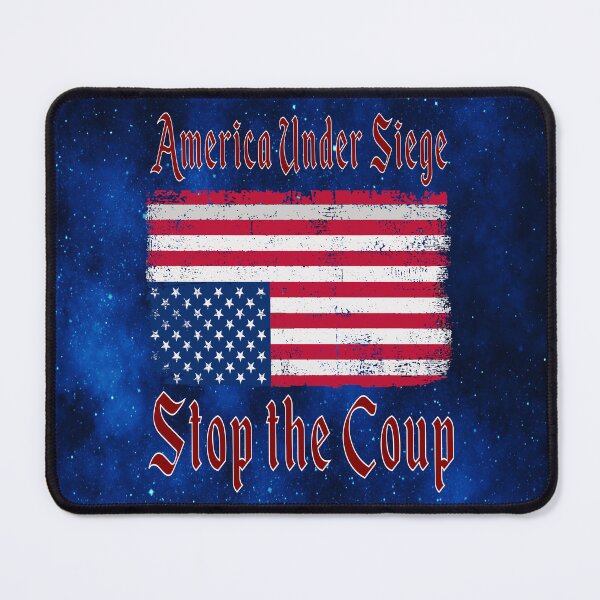 Item preview, Stop the Coup American under Siege Upside Down Flag designed and sold by MysticOzzy.