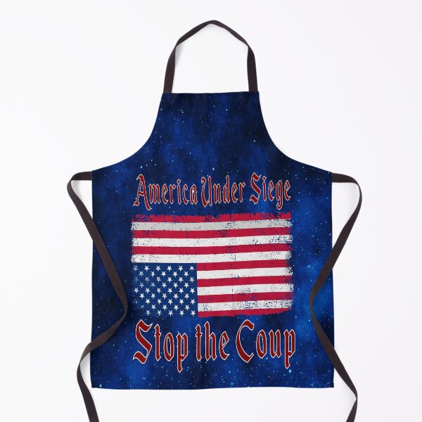 Item preview, Stop the Coup American under Siege Upside Down Flag designed and sold by MysticOzzy.
