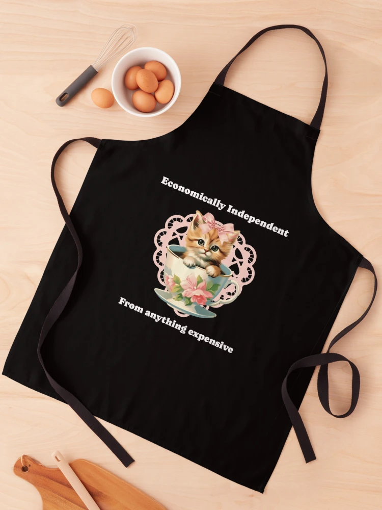 Thumbnail 1 of 6, Apron, Money Humor designed and sold by PandaInkLab.