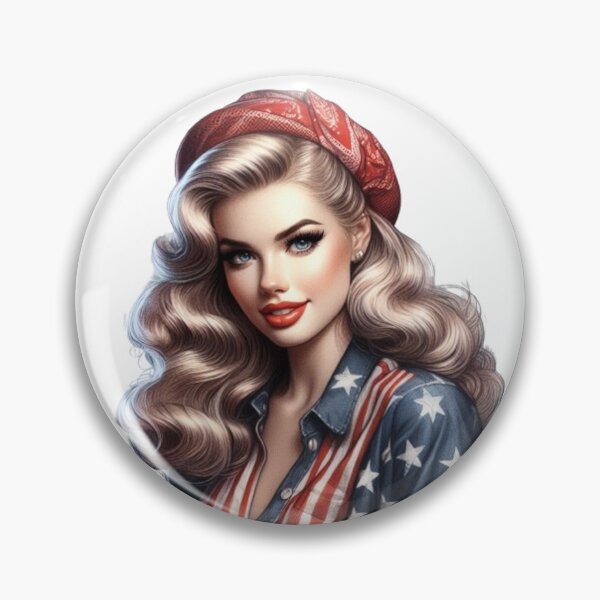 Item preview, "Retro Glamour: Charm and Audacity of Pin-Ups” designed and sold by CHRIST5000.
