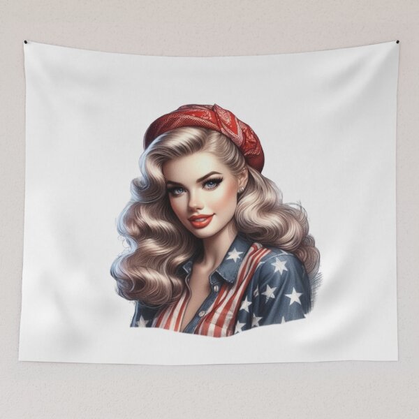 Item preview, "Retro Glamour: Charm and Audacity of Pin-Ups” designed and sold by CHRIST5000.