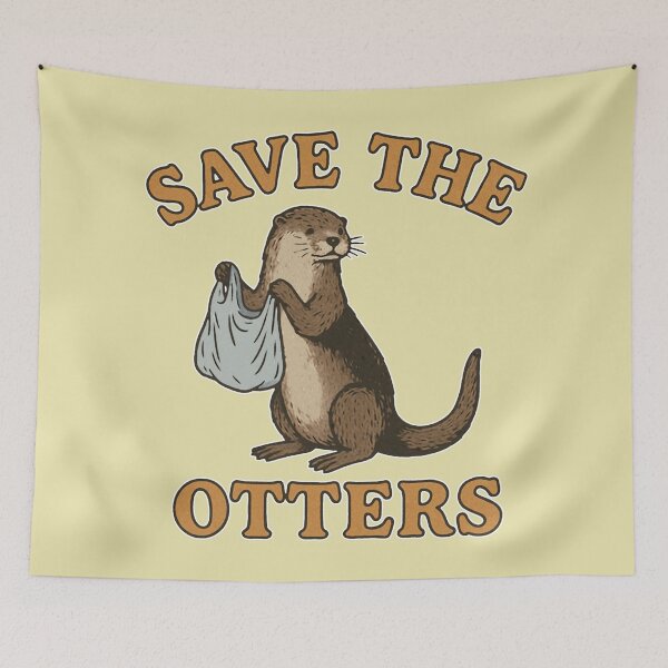 Item preview, Otterly Important: Save the Otters designed and sold by zzz888.