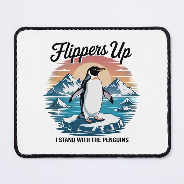 Item preview, Flippers Up I Stand with the Penguins designed and sold by jkrphoto.